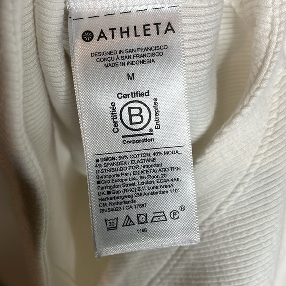 Athleta | Open Back Presence Sweatshirt Size Medium - Picture 5 of 7